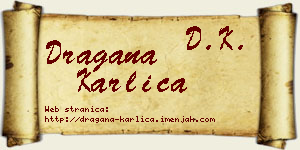 Dragana Karlica vizit kartica